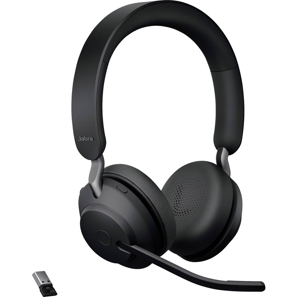 Jabra Evolve2 65 UC On-ear headset Bluetooth® (1075101) Stereo Bla 26599-989-999