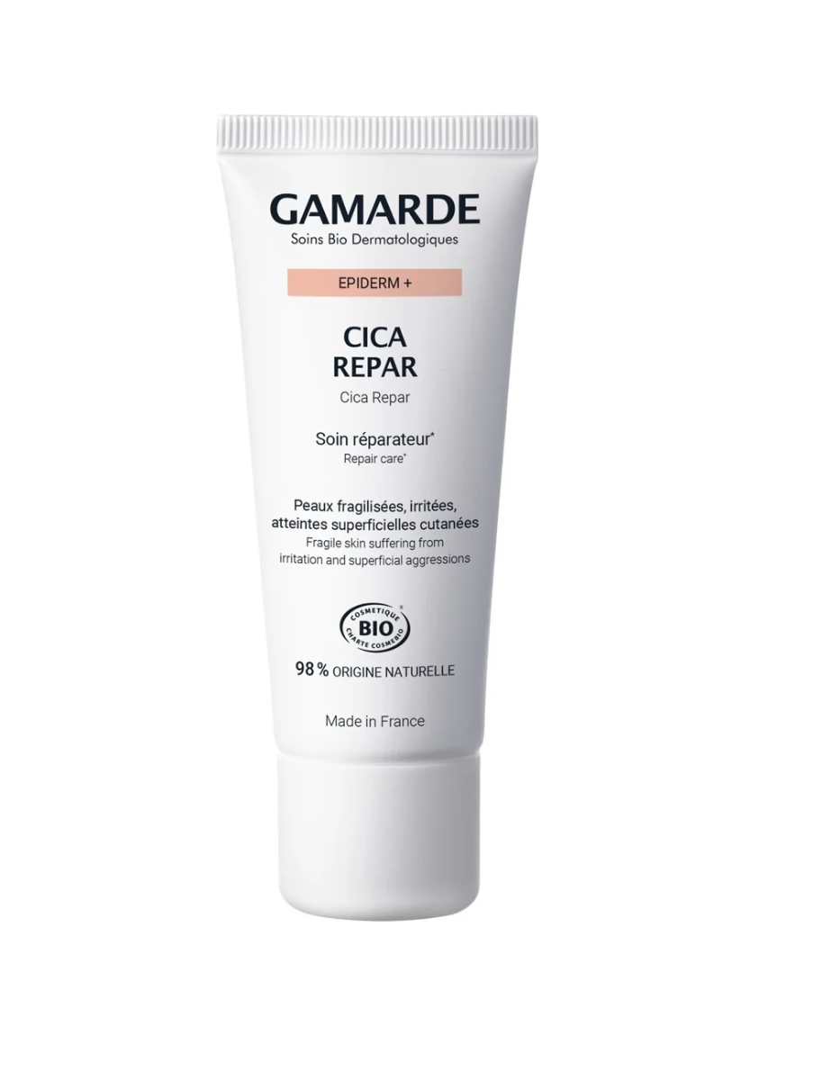 Gamarde, Cica Repair, Bio, Reparare, Crema de tratament locală, Pielea iritată, Pentru față, 40 ml.