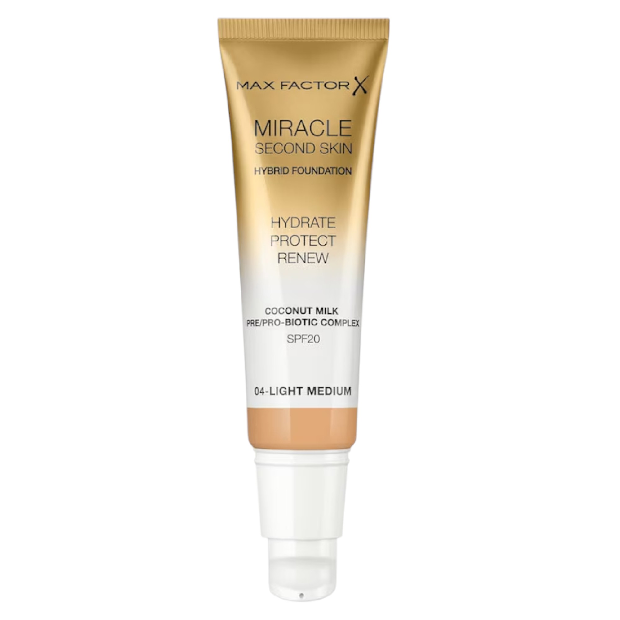 Max Factor, Miracle Touch, Radiant, Compact Foundation, 04, Light Medium, SPF20, 30 ml