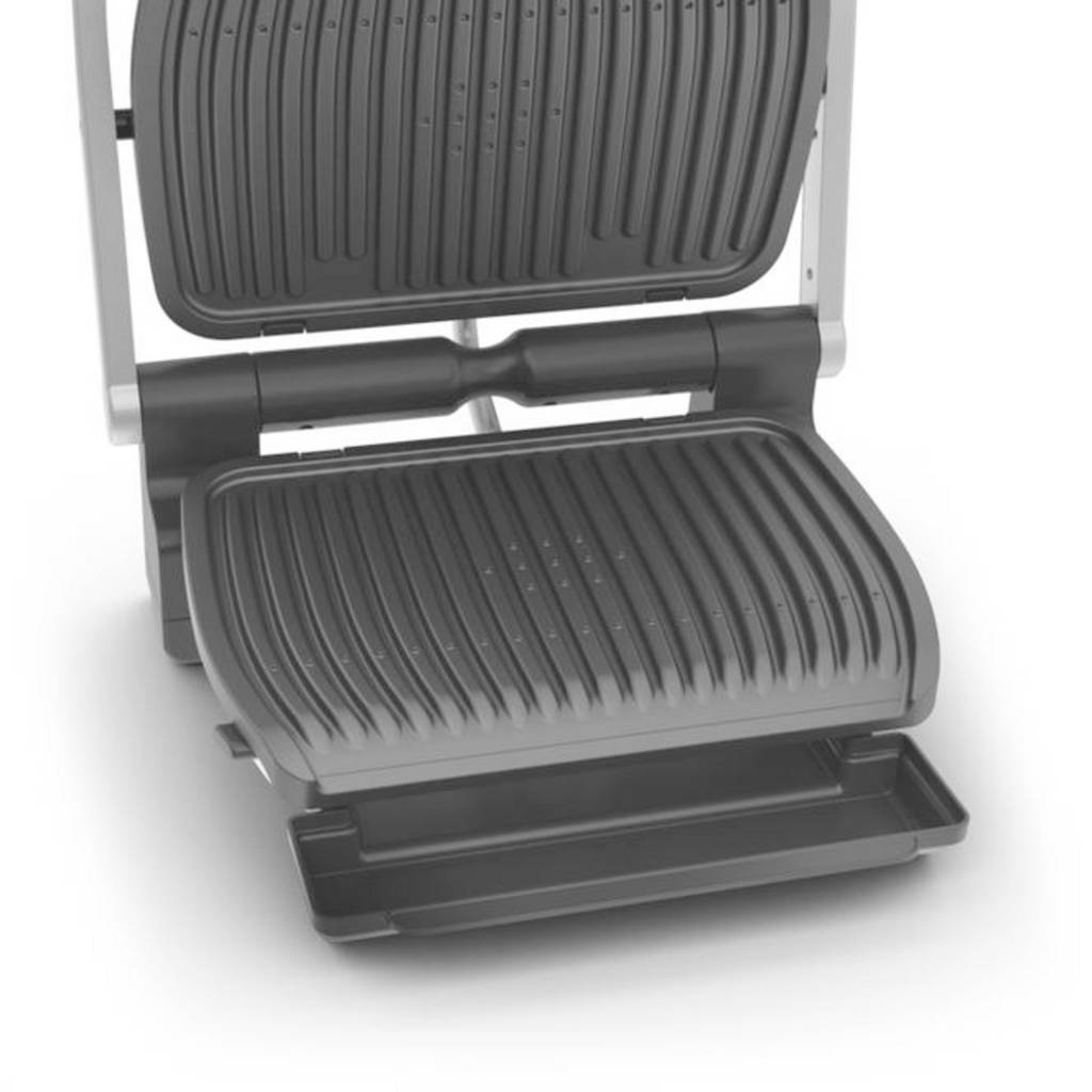 Tefal GC707D Elektrik Gril Basınç Çelik, Siyah GC707D