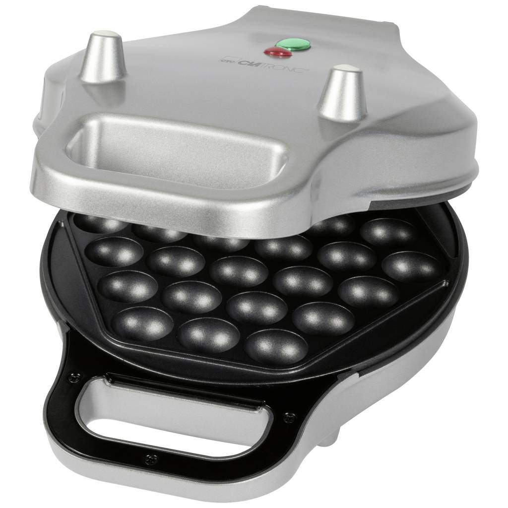 Clatronic WA 3772 Waffle maker Non-stick coating Silver 263965