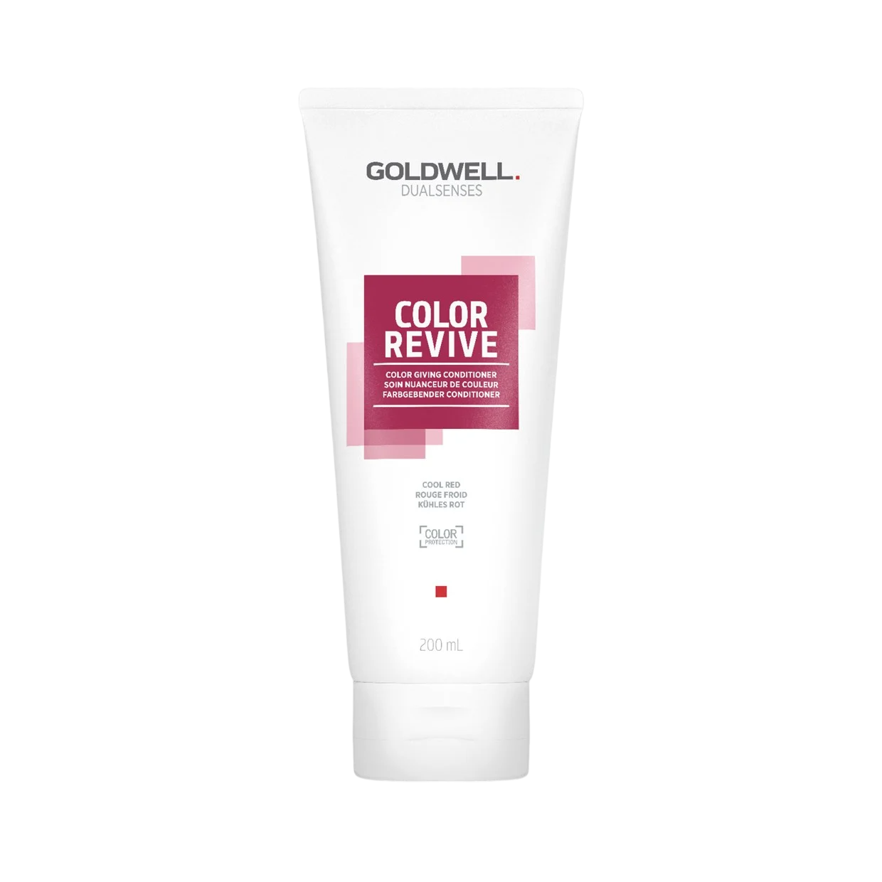 Goldwell, Dualsenses Color Revive, Condimentator de culoare a părului, Cool Red, Luminos și neted, 200 ml.