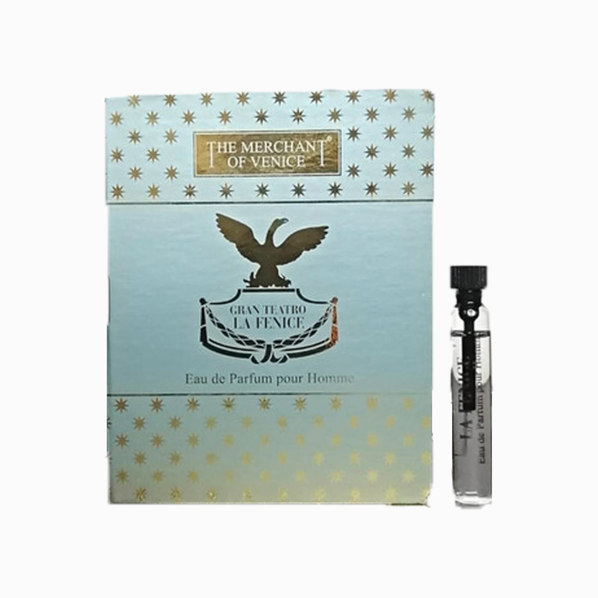 Merchantul din Veneția, Teatrul La Fenice, Eau de Parfum pentru Bărbați, 2 ml *Ampluie*
