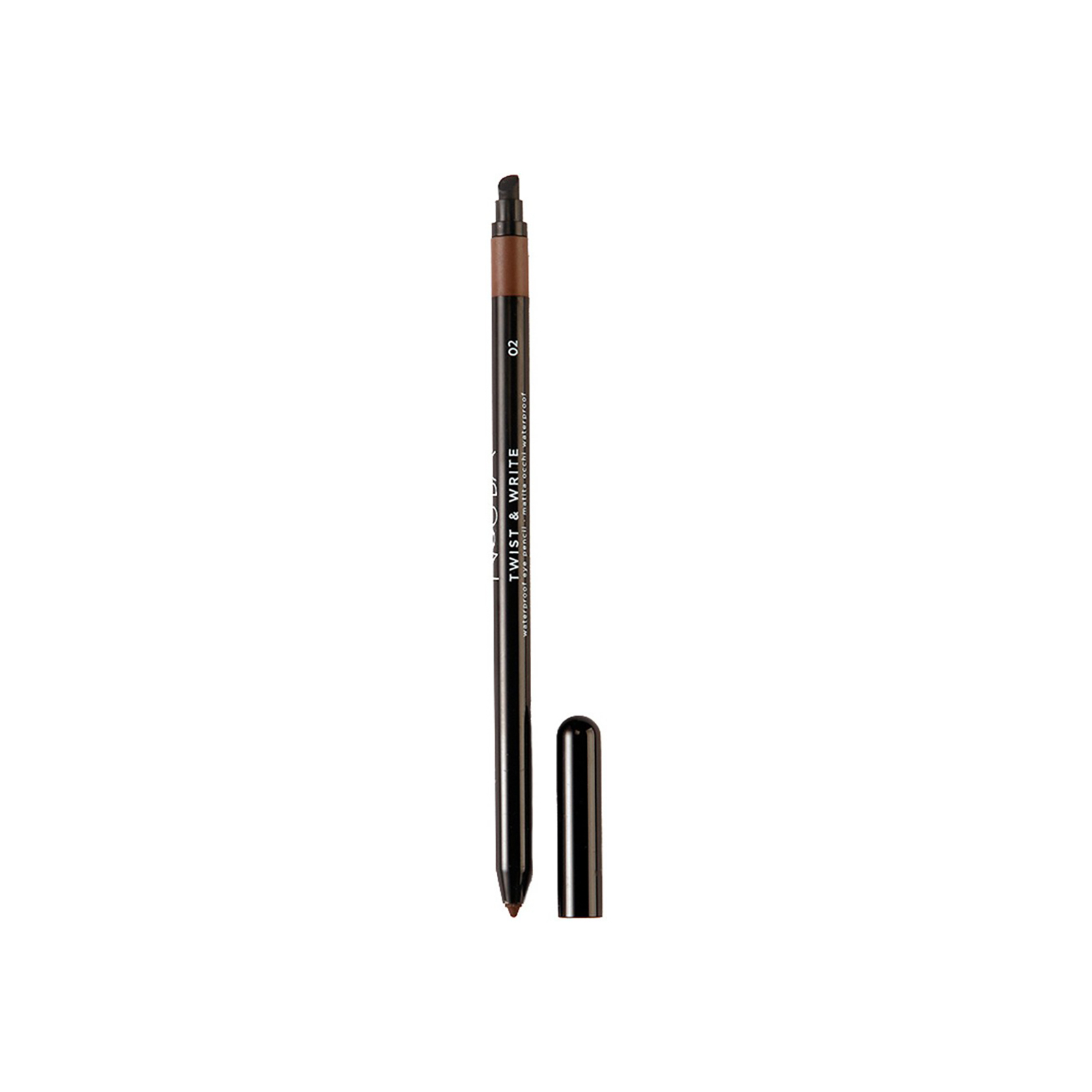 Nouba, Twist & Write, Impermeabil, Precizie, Crayonă de gel pentru linia ochilor, 02, 0,5 g