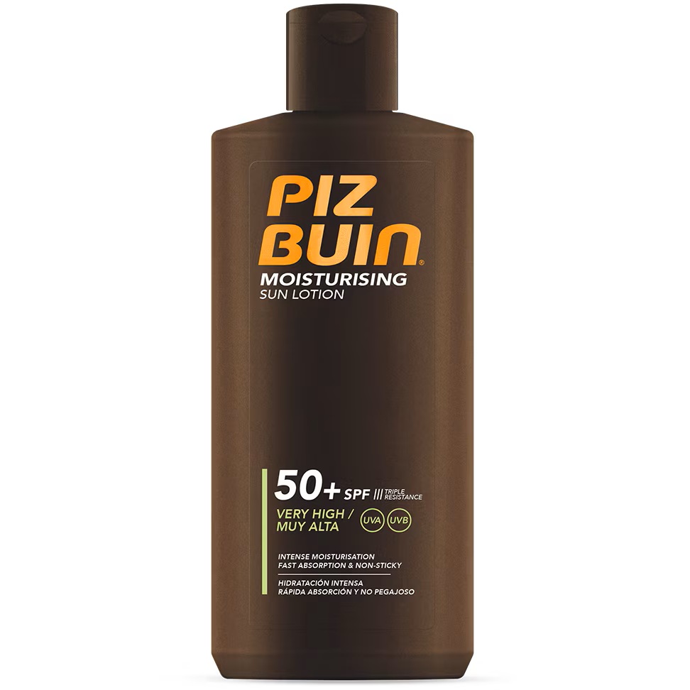 Piz Buin, Hidratare, Protecție Solară, Lichid de protecție solară cu factorul de protecție SPF 50, 200 ml.