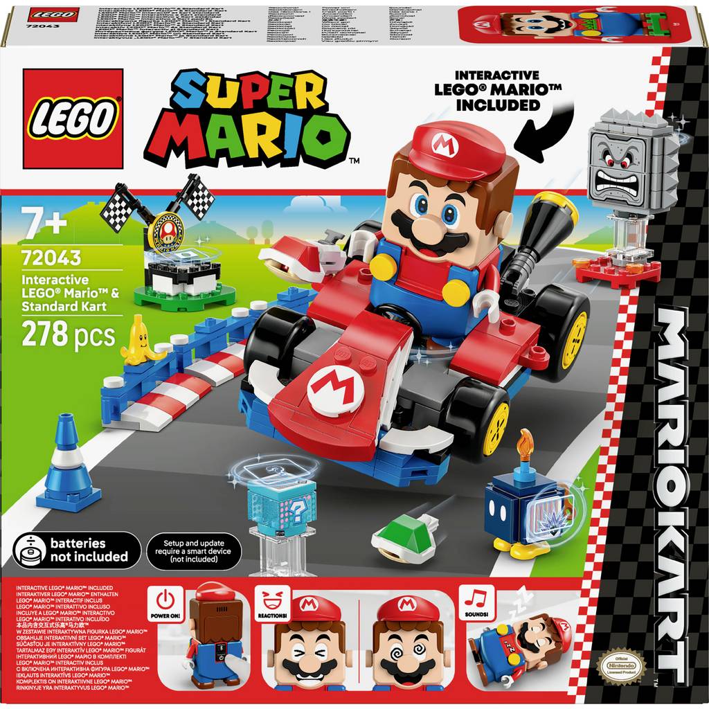72043 LEGO® Super Mario™ Mario Kart™ - Joc interactiv LEGO® Mario™ & Standart 72043