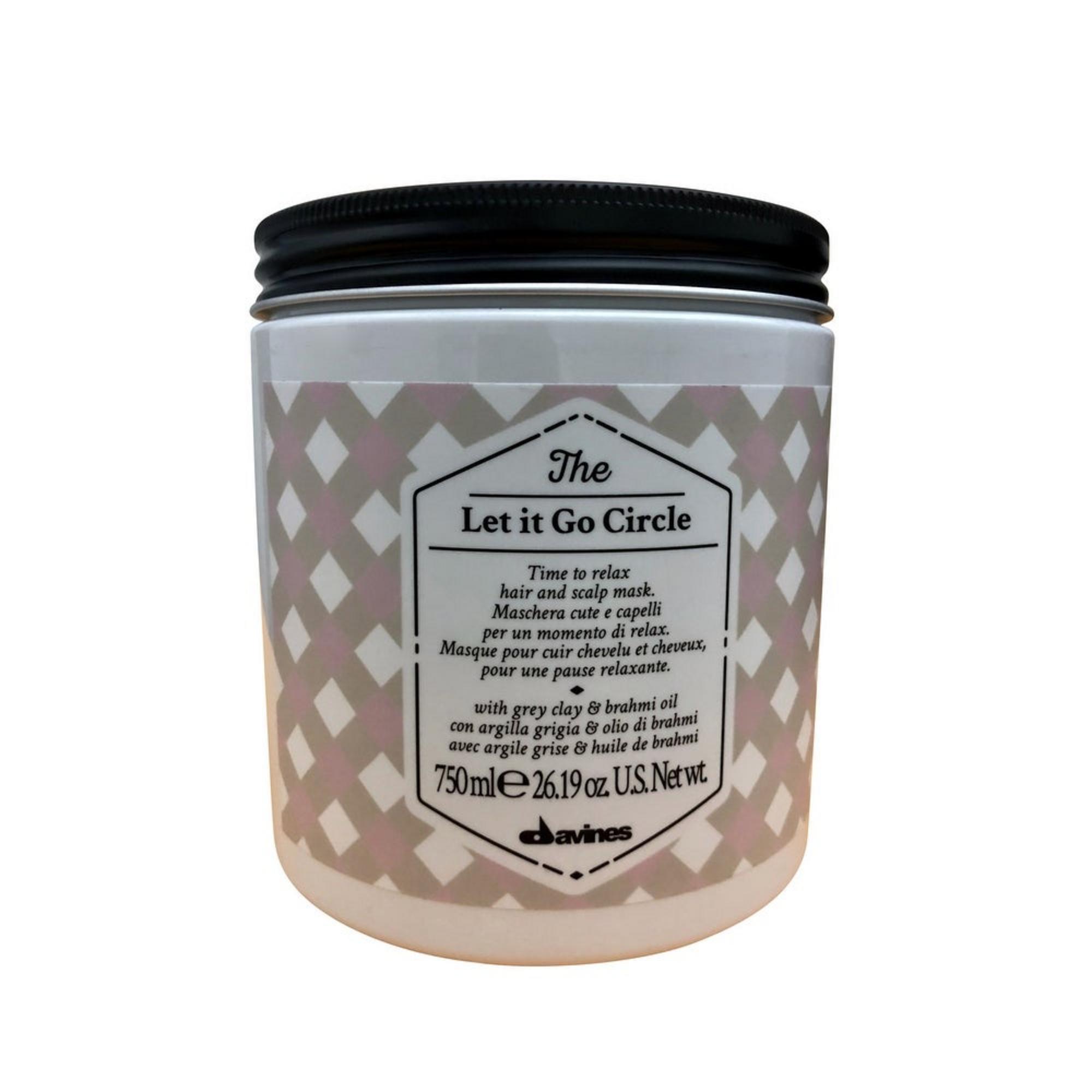 Davines, The Let it Go Circle, Hair Treatment Cream Mask, Moisturization, Frizz Control, 750 ml