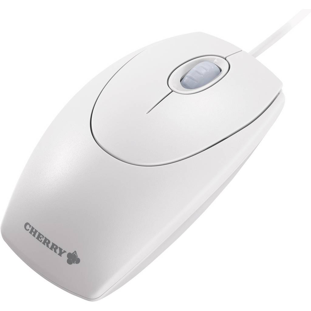 CHERRY Wheelmouse Mouse USB Optical Light grey 3 Buttons 1000 dpi M-5400