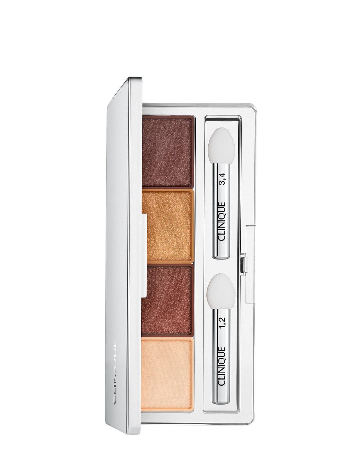 Clinique, All About Shadow Quad, Eyeshadow Palette, 03, Morning Java, 4, 3.3 g