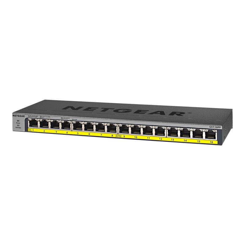 Netgear Switch GS116LP-100EUS GS116LP100EUS (GS116LP-100EUS)