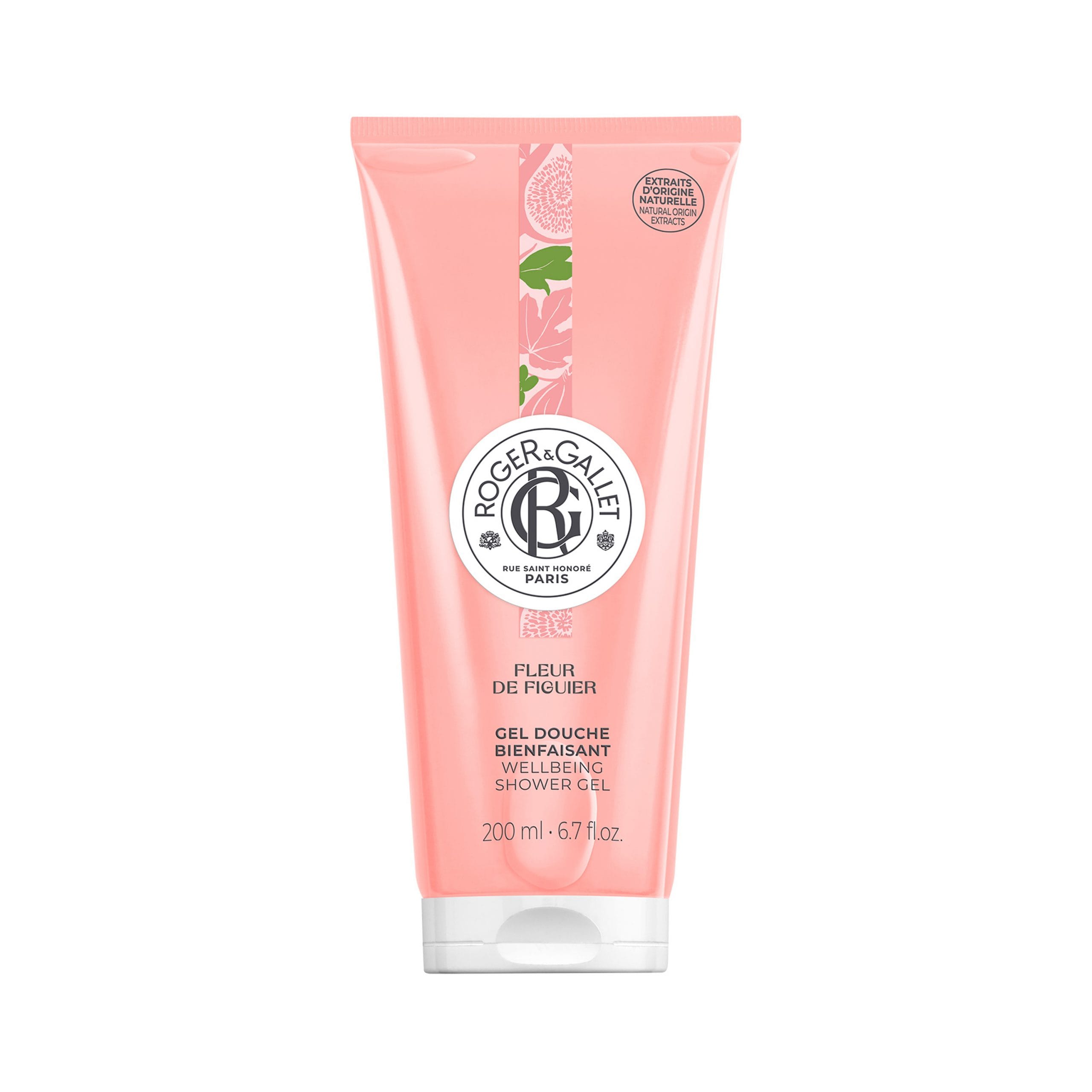 Roger & Gallet, Feuilea de Figaier, Geamătșie pentru duș, Pentru Toate Tipurile de Piele, 200 ml.