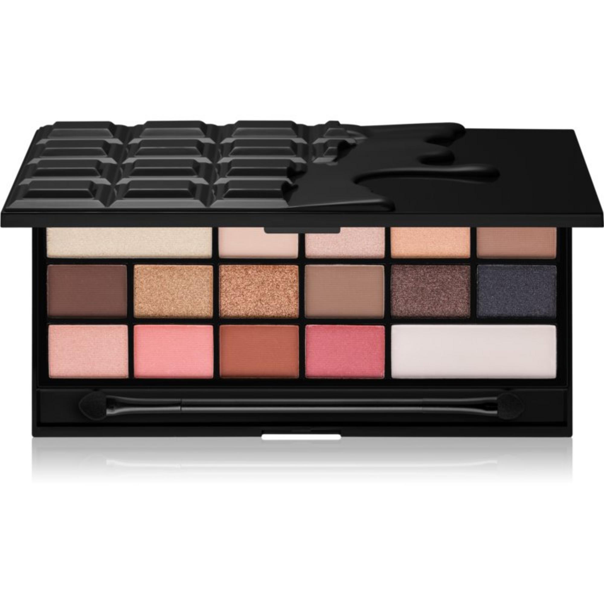 Makeup Revolution, Chocolate Vice, Vegan, Eyeshadow Palette, 14 Shades, 22 g