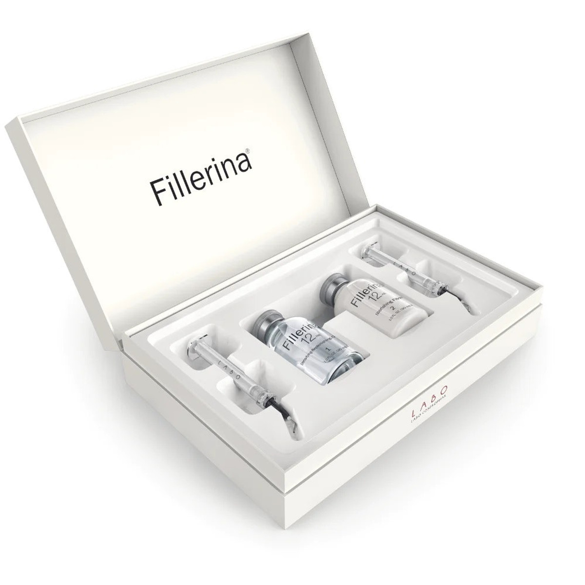 Set Duo, Labo Suisse, Fillerina 12HA Densifying Filler Grade 5, Anti-Wrinkle & Firming, Local Treatment Gel, For Face, 2 pcs, 30 ml