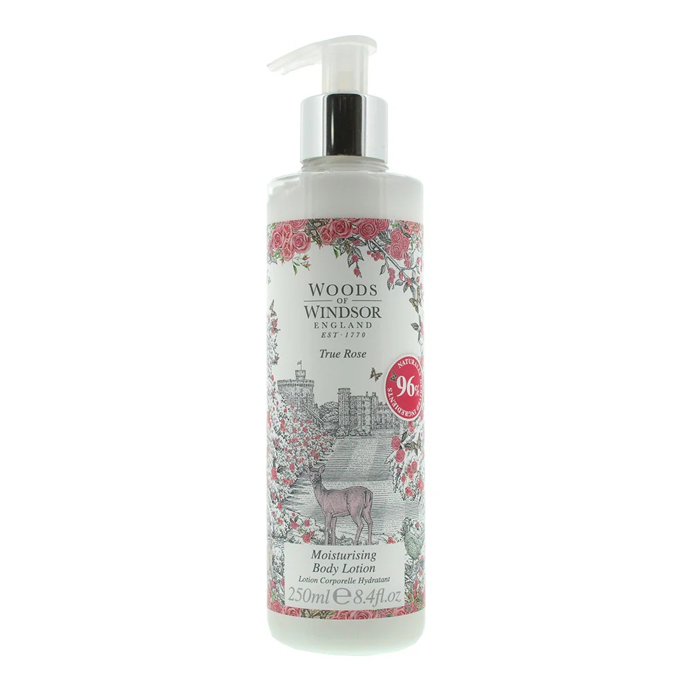 Windsor de Woods, Trandafir, Creme corporală, 250 ml