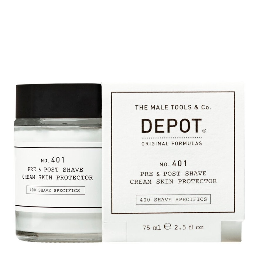 Depozit, 400 Detalii privind rasurarea Nr. 401, Relaxantă, Creme de Rasurare înainte și după, 75 ml