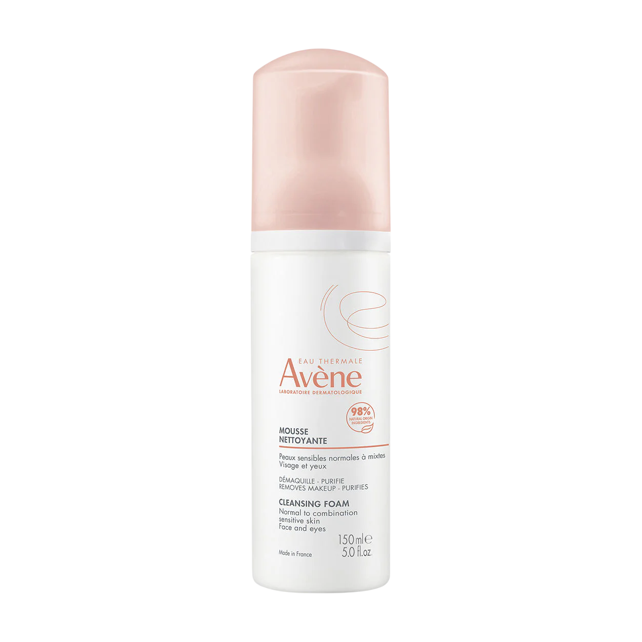 Avene, Les Essentiels, Makeup Removing, Cleansing Foam, 150 ml
