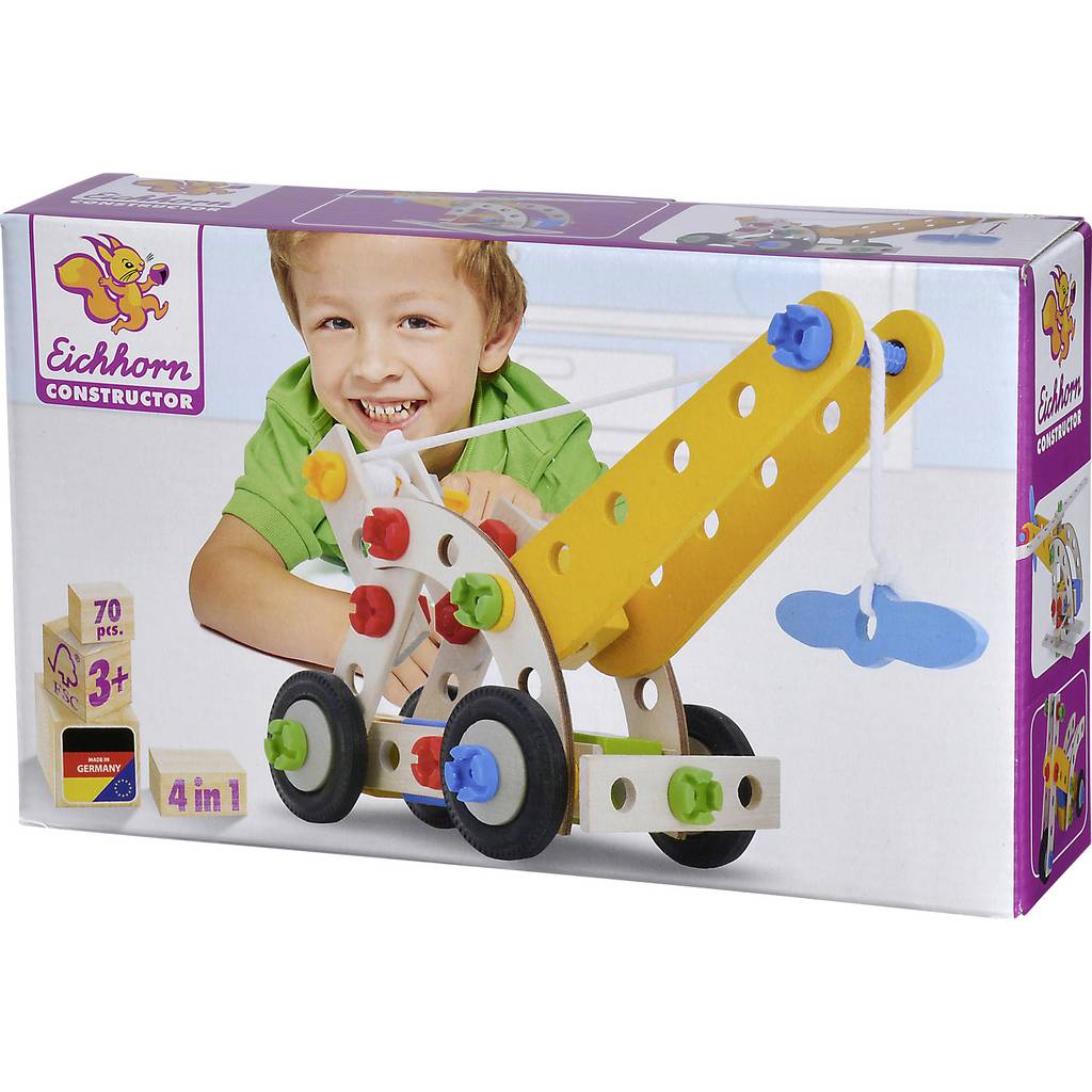 Eichhorn Constructor Kit Constructor No. of parts: 65 No. of models: 4 100039022