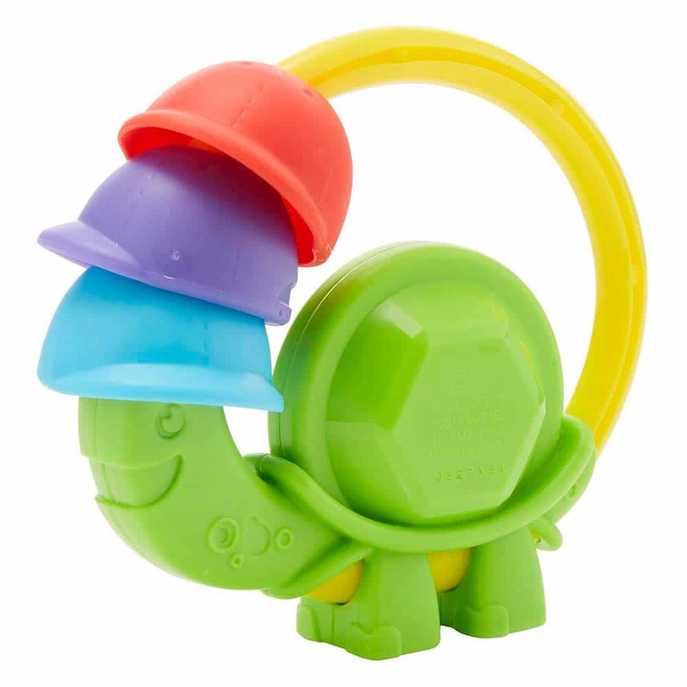 Preturi Fisher Price, Turtle Clacker, Rattle cu Jucărie de Încovoiat 2-in-1, Neutru, 3+ luni.