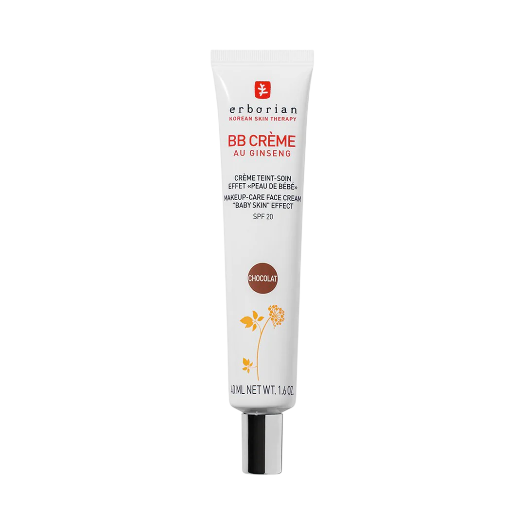 Erborian, Creme de perecheată B.B., Ginseng, Mate, Creme de perecheată B.B., Ciocolata, FPA 20, 40 ml.