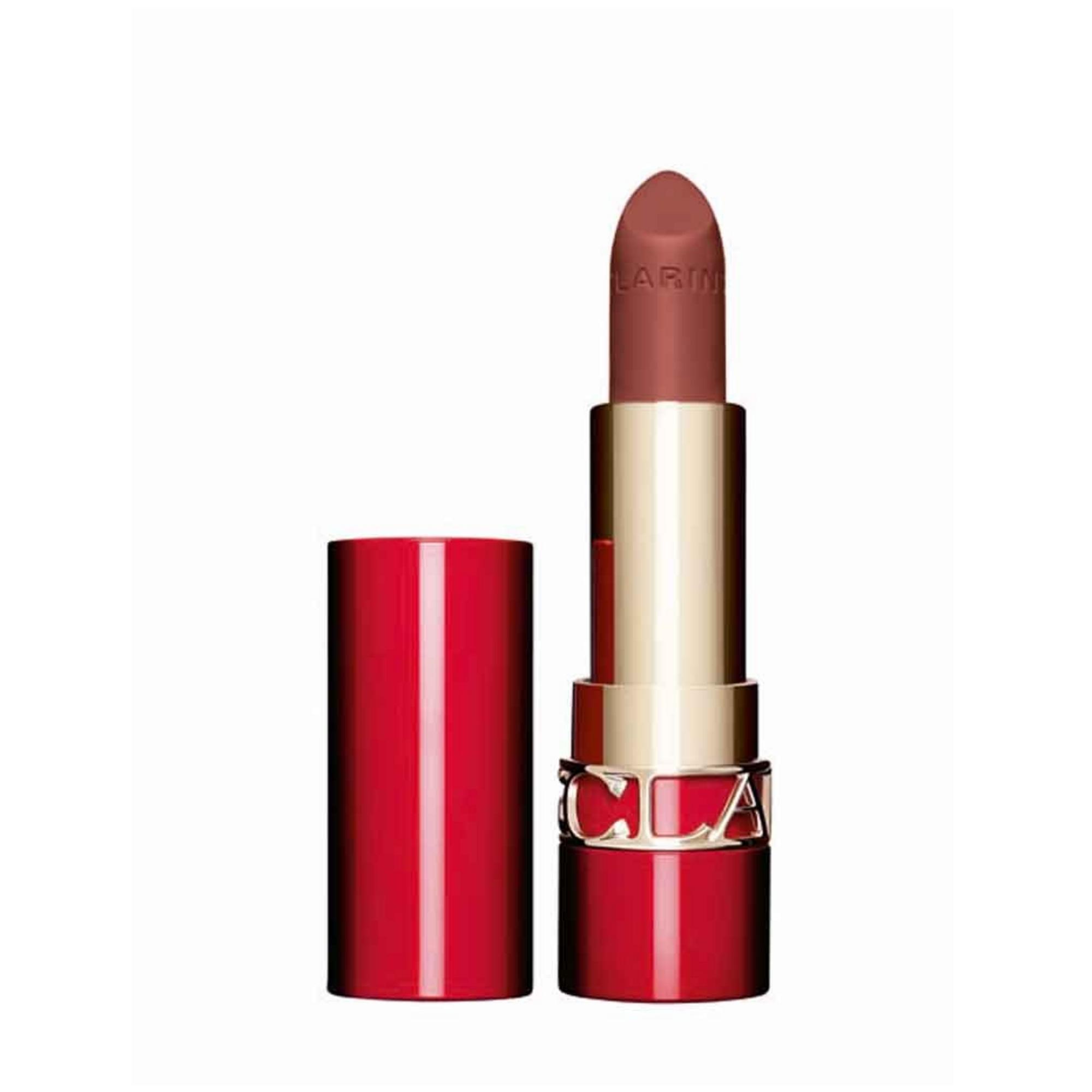 Clarins, Joli Rouge Velvet, Mată, Crema de lipitcă, 794, Santal, 3,5 g