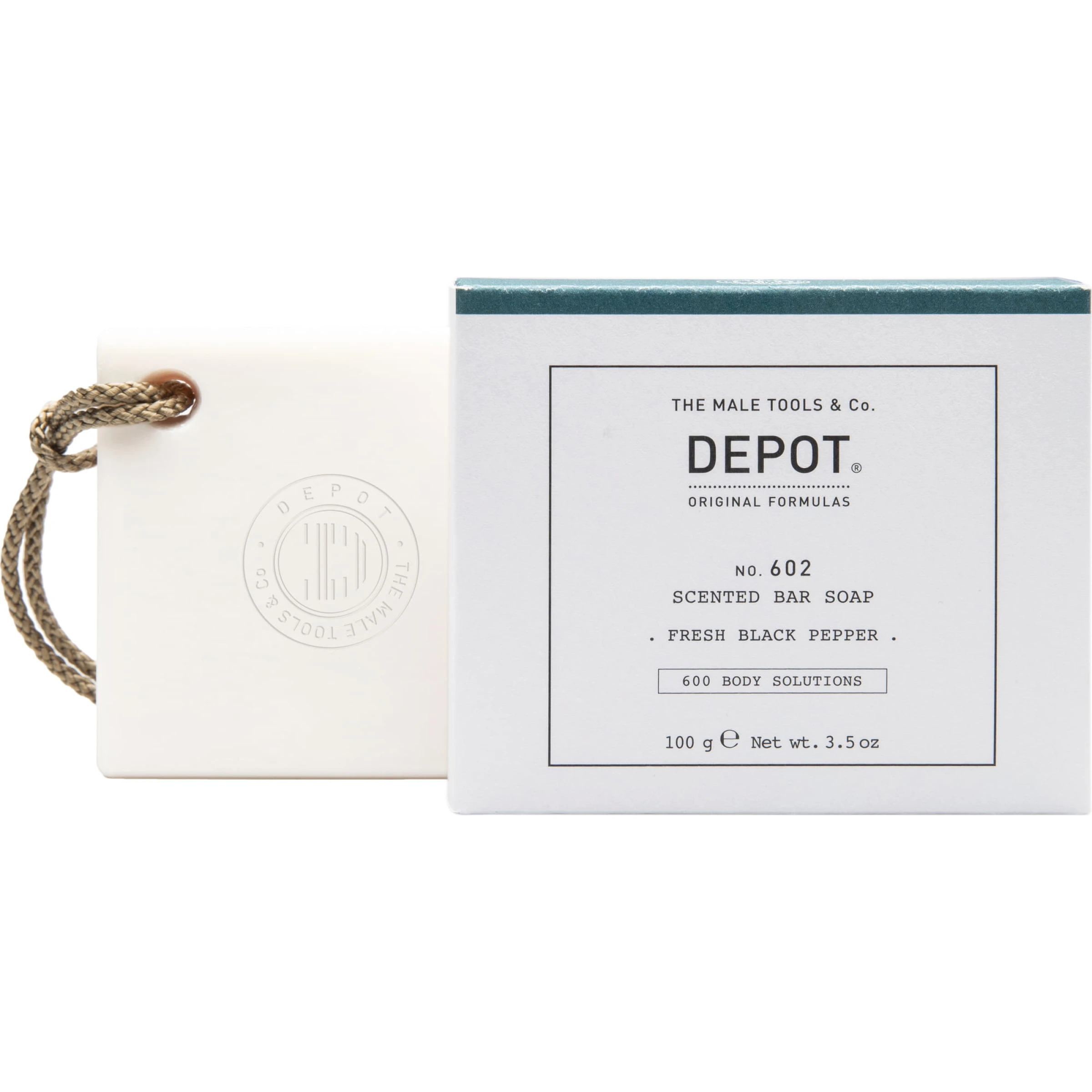 Depozitul nr. 600 - Soluții pentru corp, Depozitul nr. 602, Complexa botanică, Curățarea, Piper negru proaspăt, Baret de săpun parfumat , Note picante, 100 g