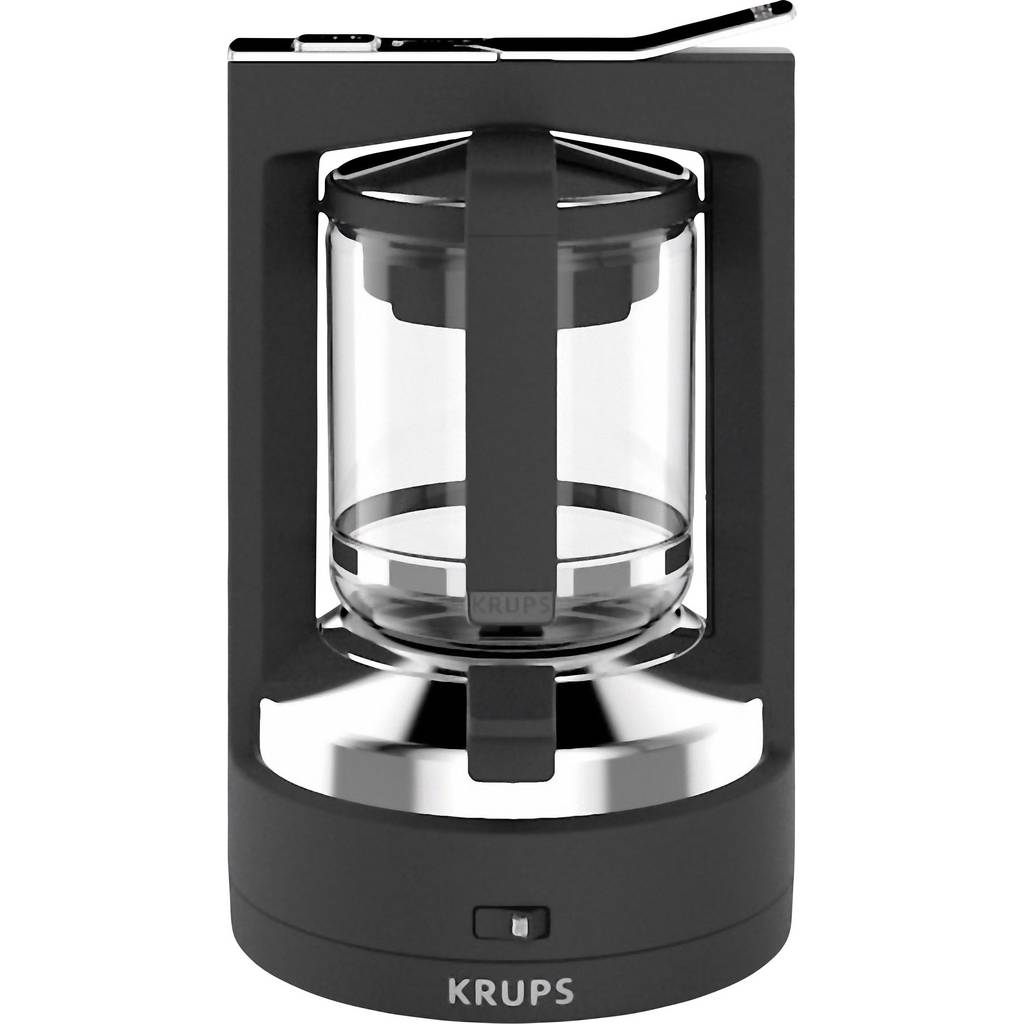 Krups KM468910 Kahve Makinesi Siyah Kupa hacmi = 12 Dahil Basınçlı kahve yapma ünitesi KM468910