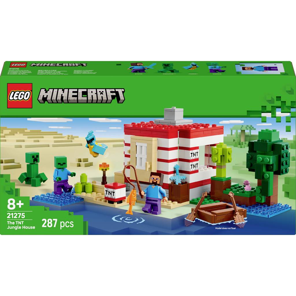 21275 LEGO® MINECRAFT TNT Casa din junglă 21275