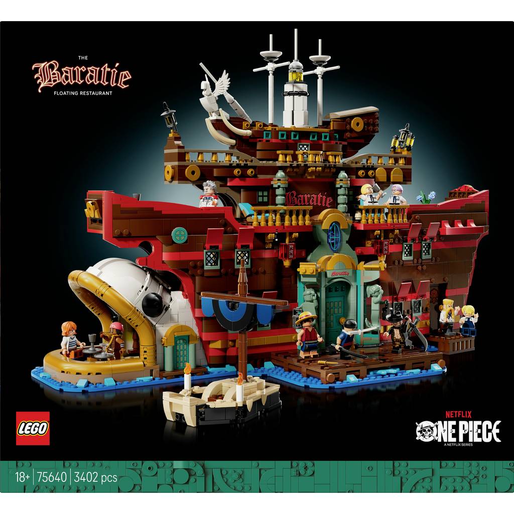 LEGO ONE PIECE 75640 barăție, restaurantul plutitor, jucării 75640