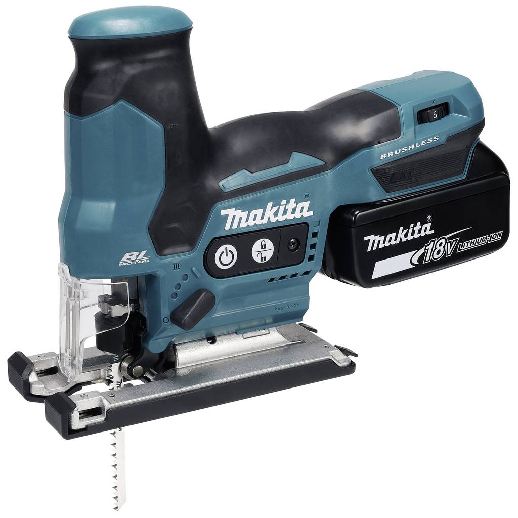 Makita Cordless pendulum action jigsaw DJV185RF1J incl. rechargeables DJV185RF1J