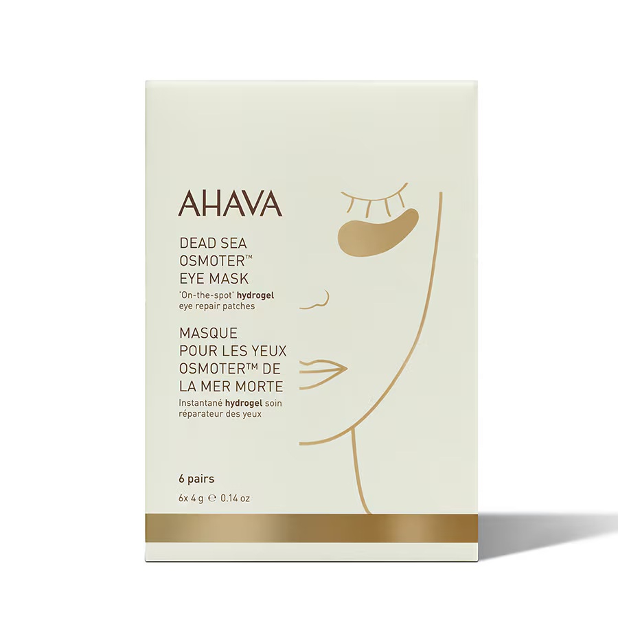 Set, Ahava, Dead Sea Osmoter, Reparative, Eye Patch, 6 pcs, 4 g