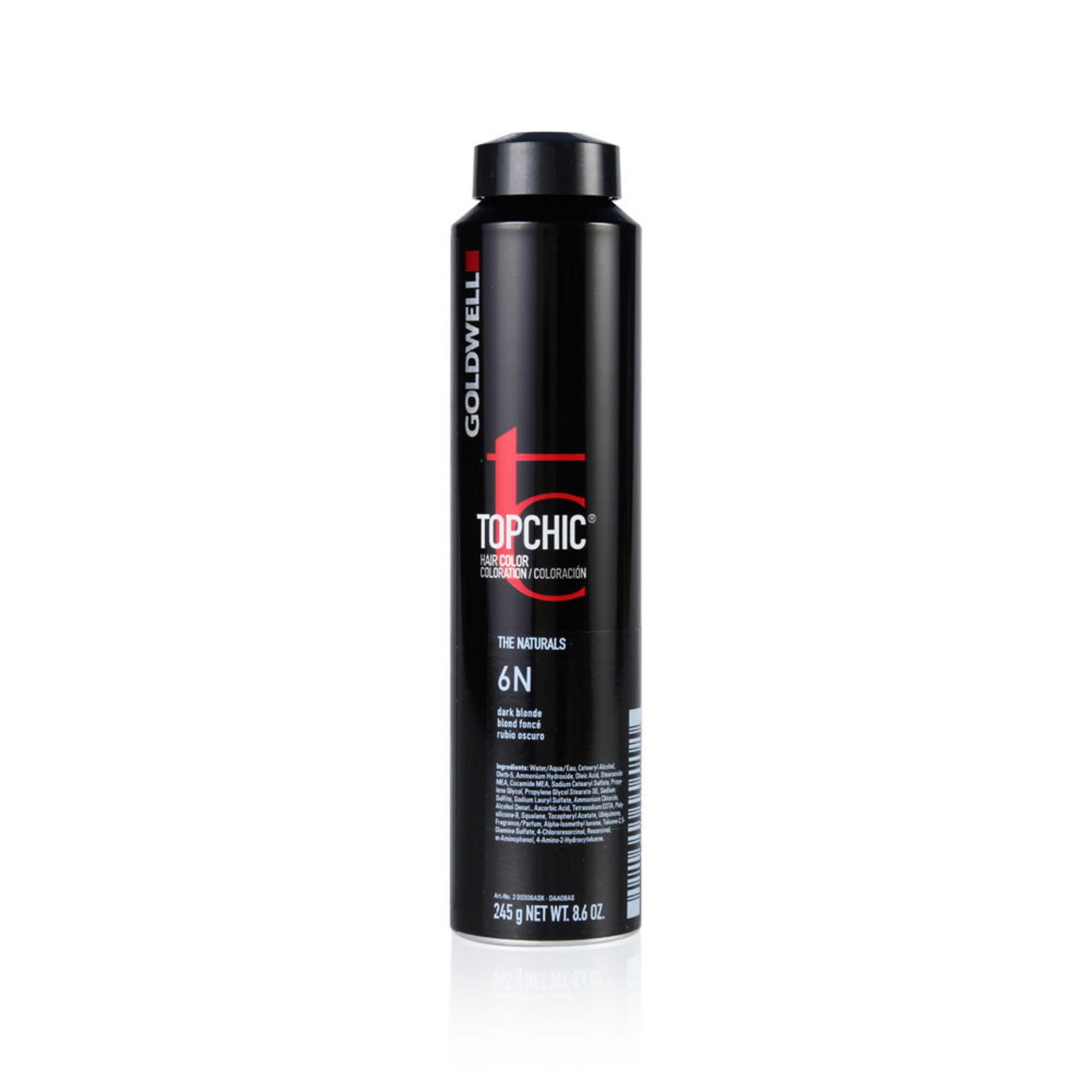 Goldwell, TopChic, Pălăria de par permanentă, 6N Blond închis, 250 ml.