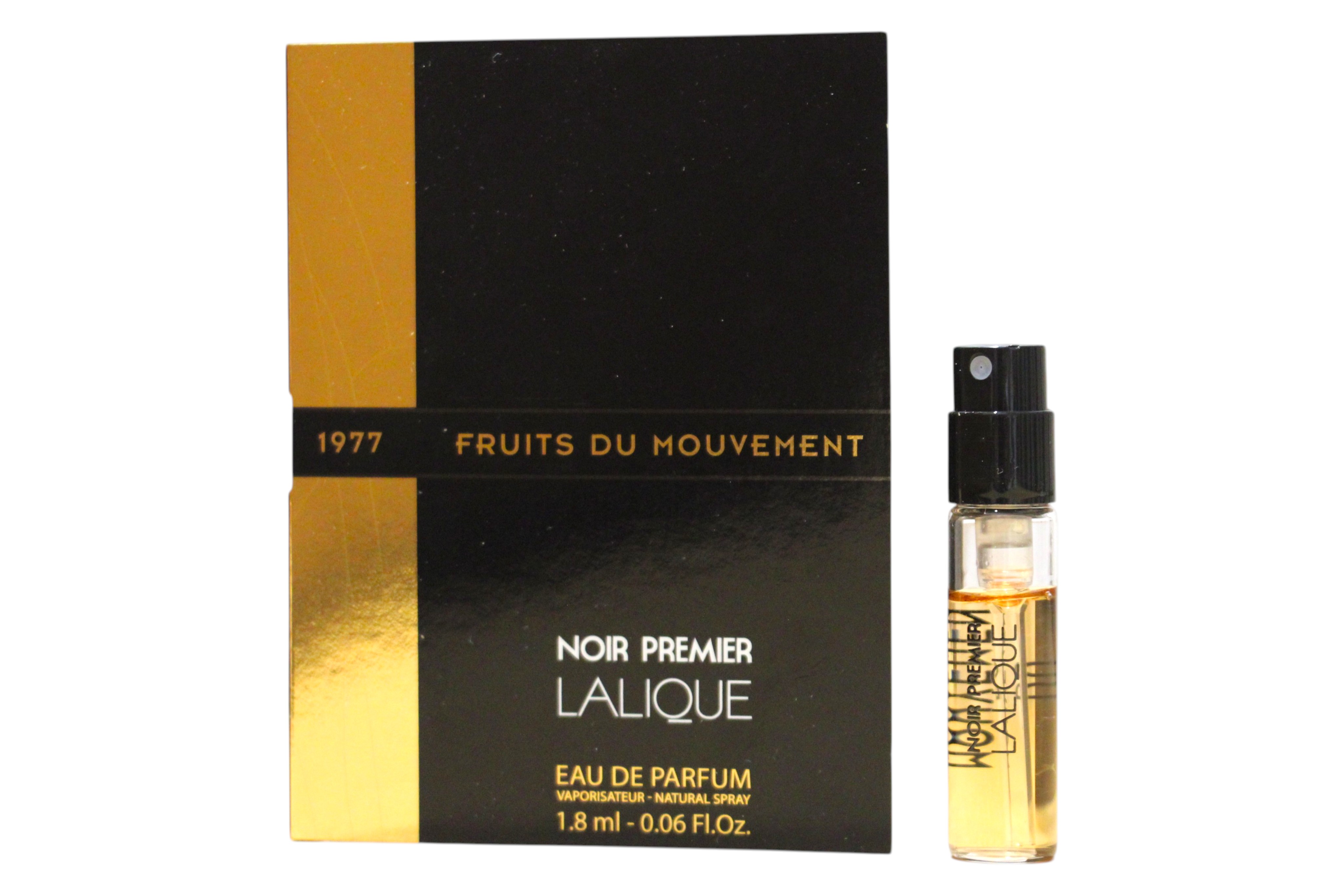 Lalique, Noir Premier - Fructe ale Mișcării, Perfume de parfum, Neutru, 1,8 ml *Amplu de sticlă