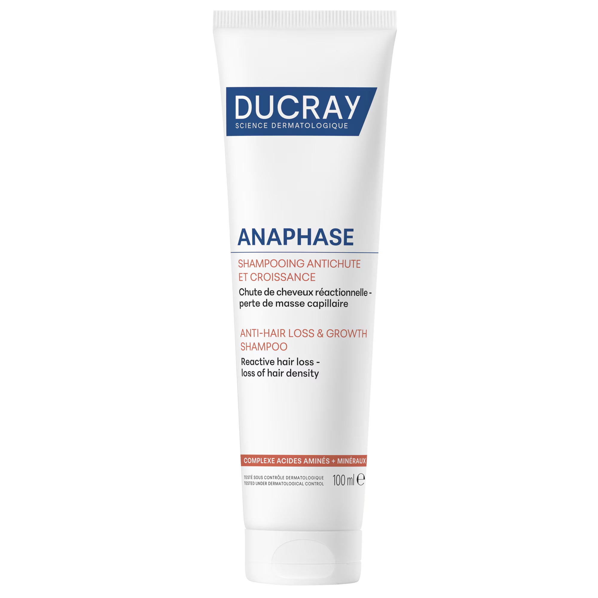 Ducray, Anafază, Biotină, Spuma de tratament pentru păr, Împotriva pierderii capului de păr, 100 ml.