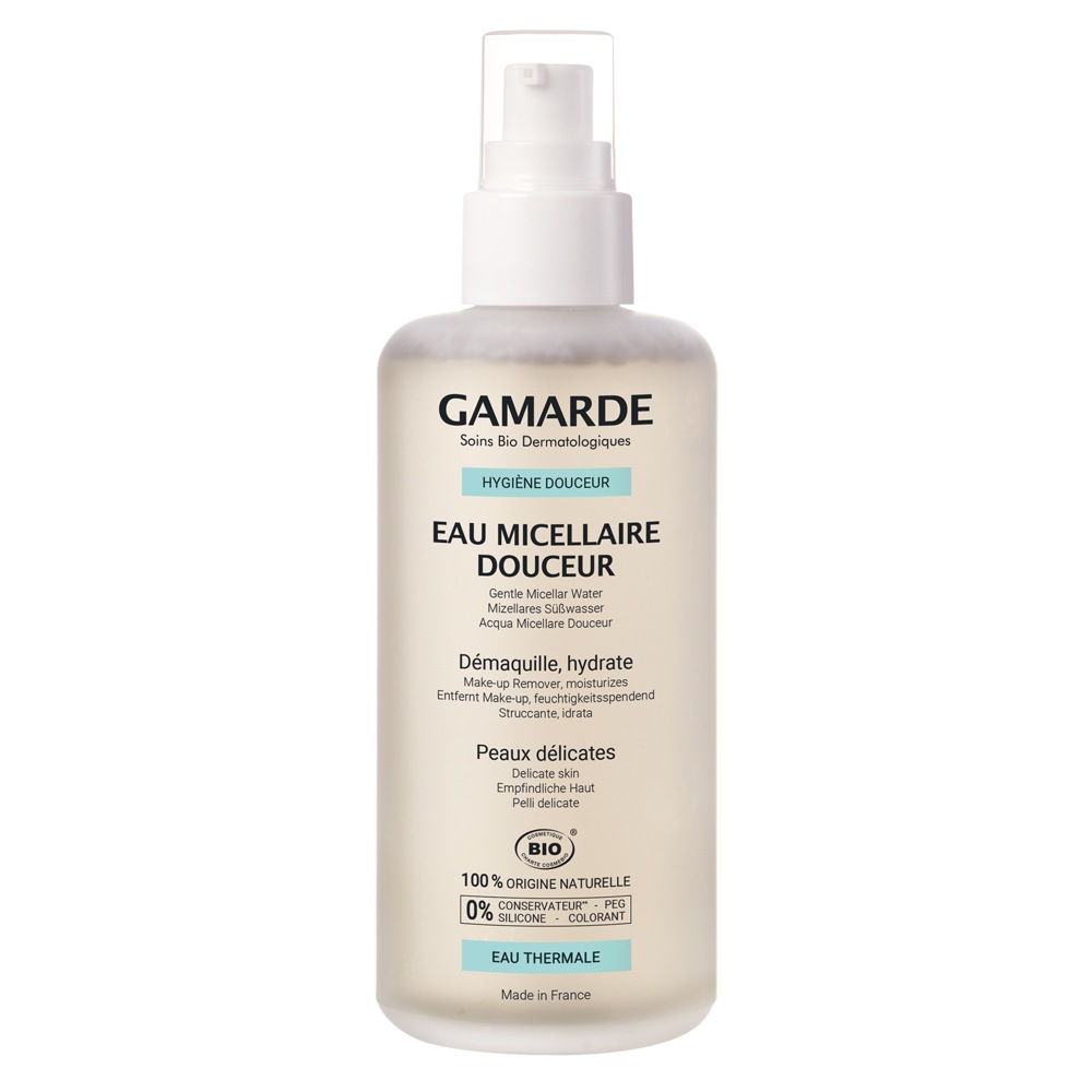 Gamarde, Higienă, Bio, Curățare blândă, Apă micelară, Toate tipurile de piele, 200 ml.