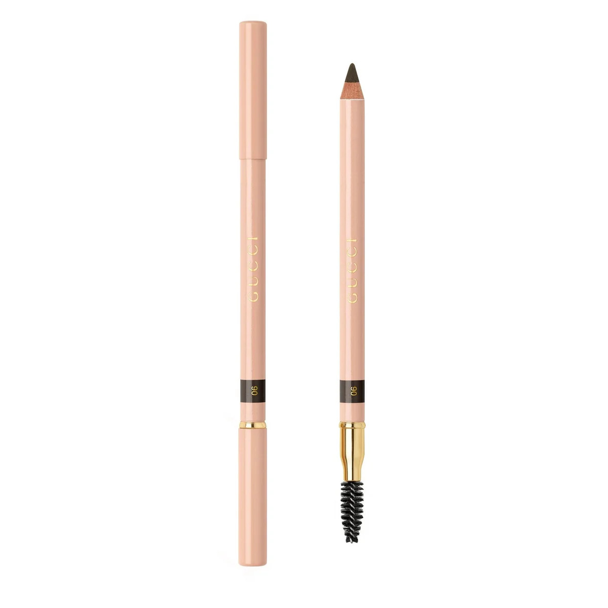 Gucci, Definiție Sprâncene, Dublu-Tip, Crema de Crayon pentru Sprânceană, 06, Negru, 1,19 g