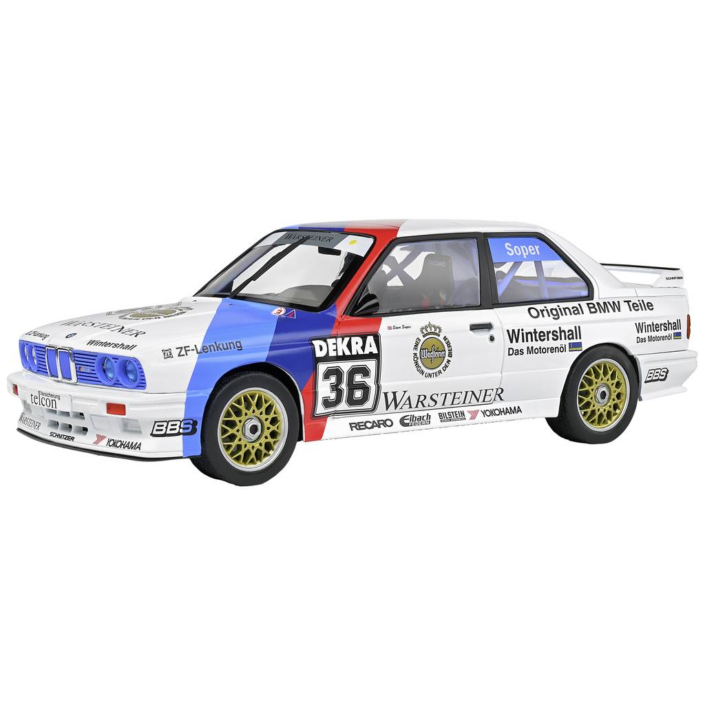 Solido BMW E30 M3 #36 alb 1:18 model de mașină S1801524