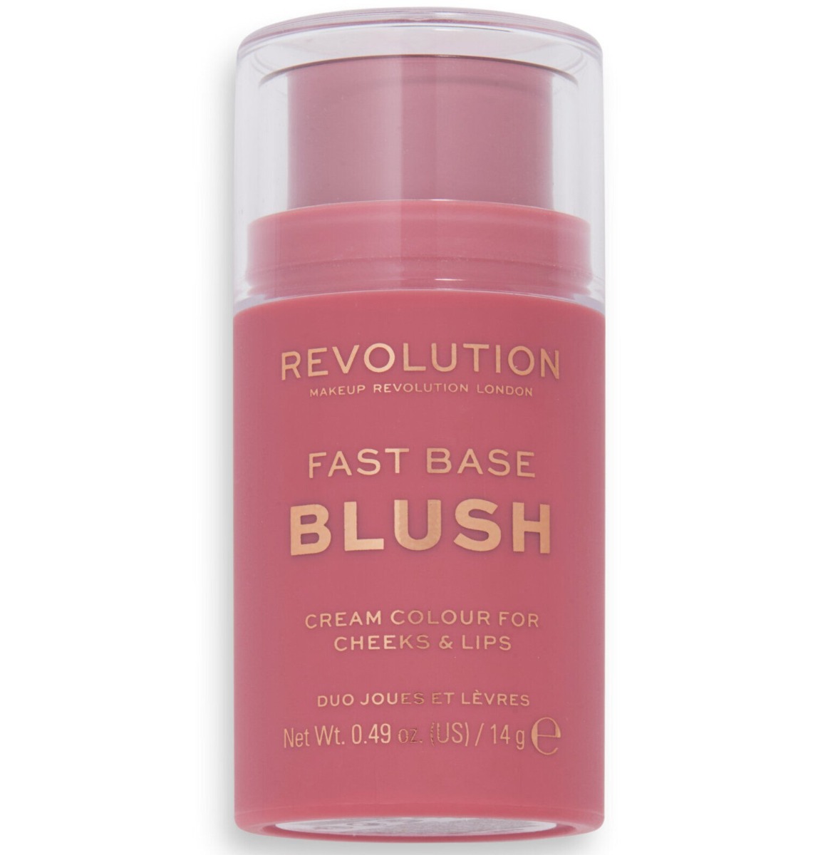 Makeup Revolution, Fast Base, Blush Stick, Bare, 14 g