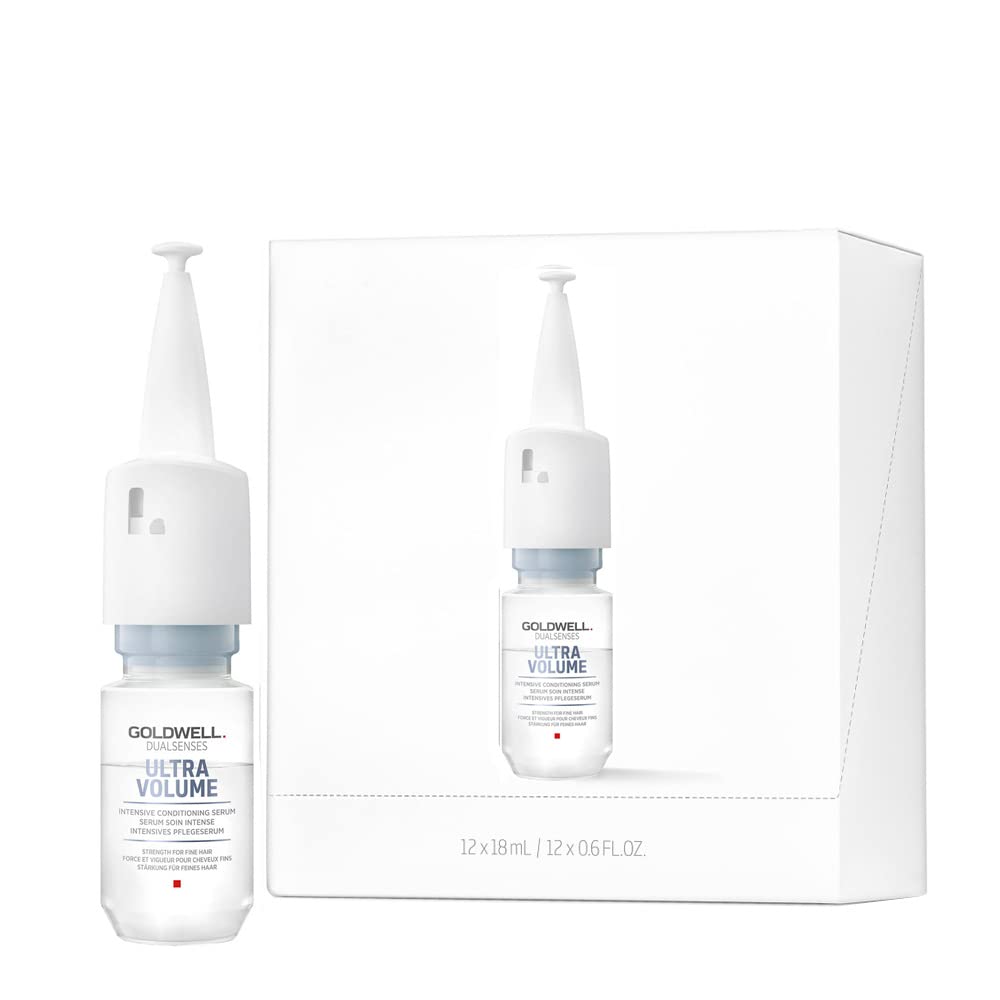 Setul, Goldwell, Dualsenses Ultra Volume, Serumedierea de volumizare, Seroame pentru tratament, Pentru păr, Pentru femei, 12 bucăți, 18 ml.