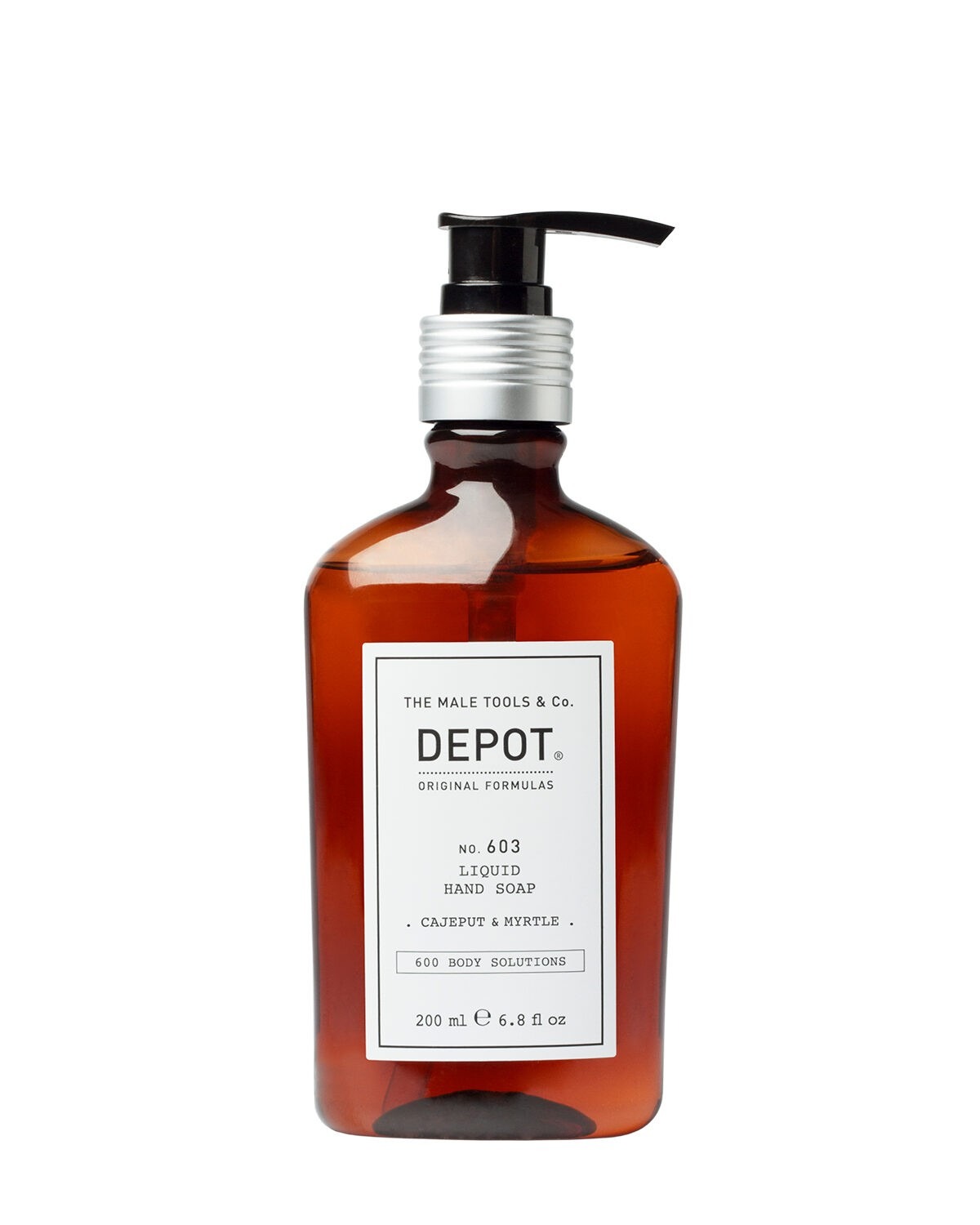 Depozitul nr. 600 - Soluții pentru corp, Nr. 603, Cajeput și Mirt, Sorbitol, Curățare, Sapun lichid de curățat mâinile, 200 ml