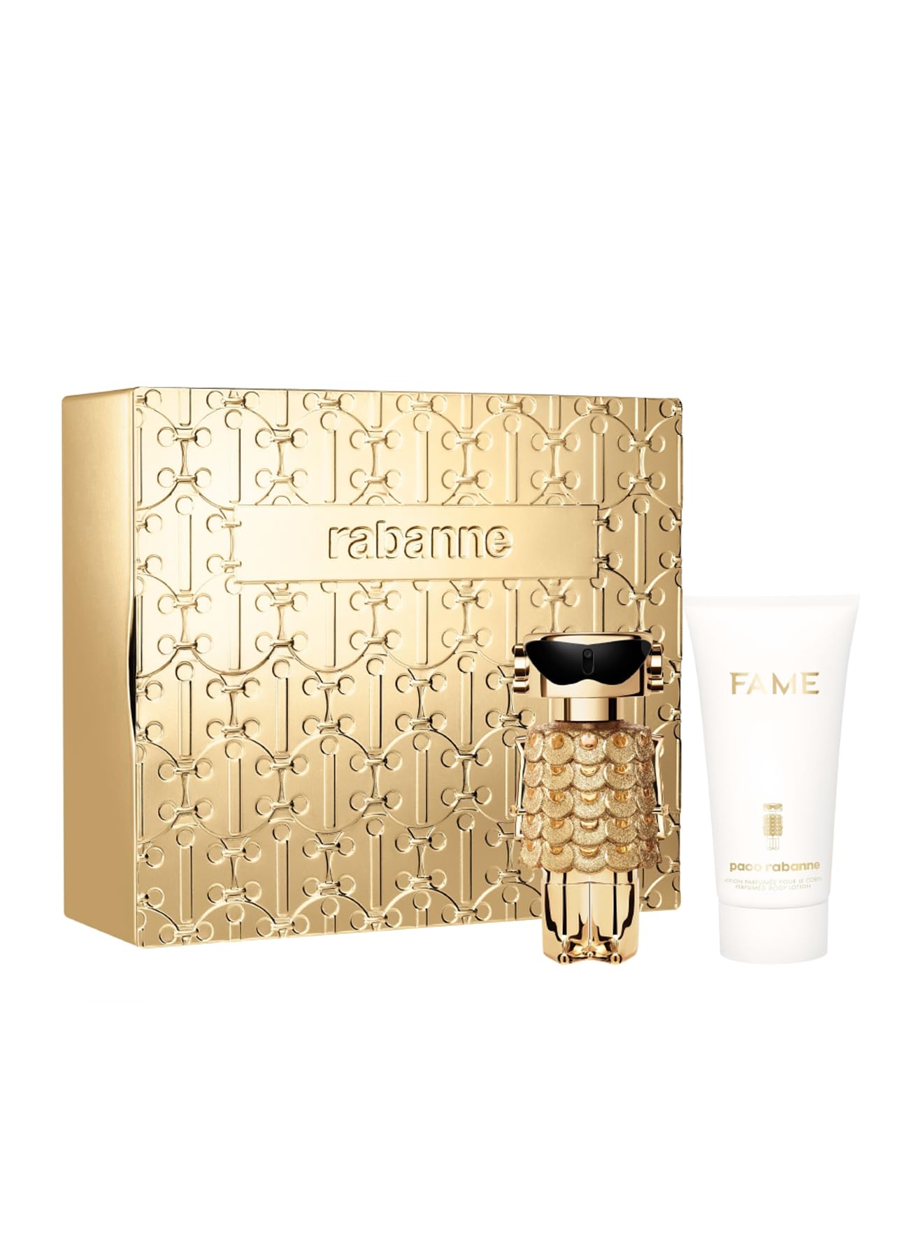 Paco Rabanne: Fame Intensă, Eau de Parfum pentru Femei, 50 ml + Fame Intensă, Hidrantă, Loțiune corporală, 75 ml