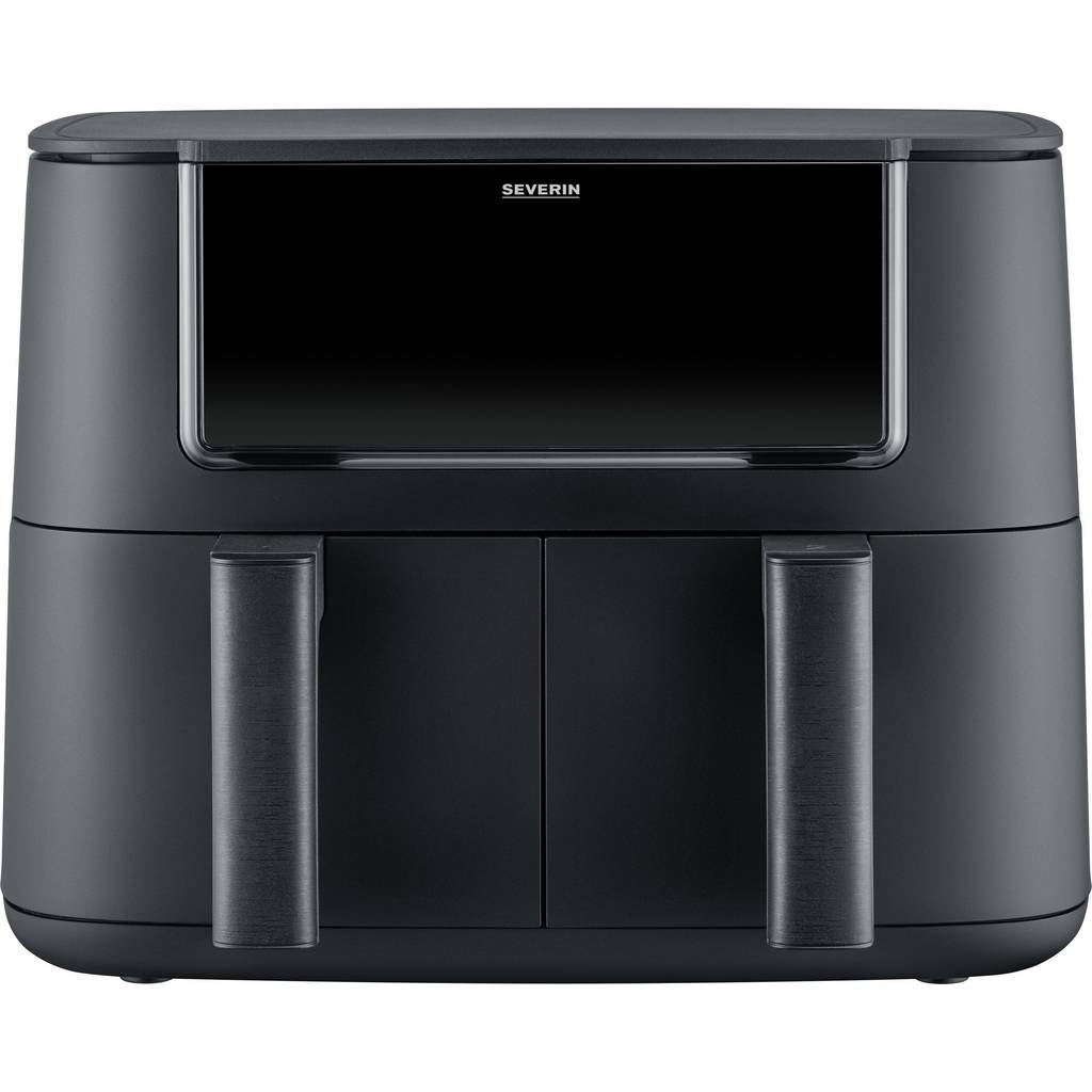 Severin FR 2463 Air fryer 8 l 2600 W Timer function, with display Black 2463