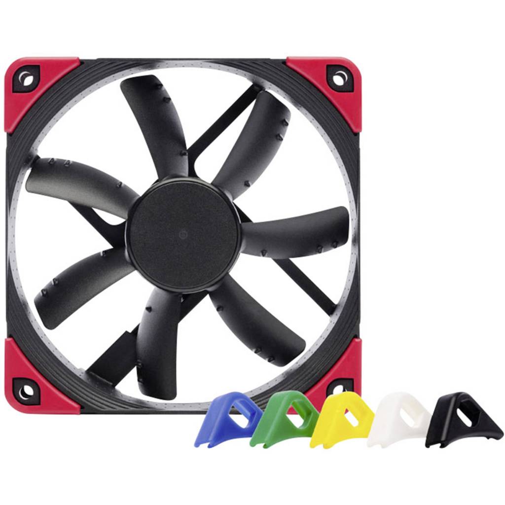 Noctua NF-S12A PWM Chromax.Black.Swap PC fan (W x H x D) 120 NF-S12A PWM CH.BK.S