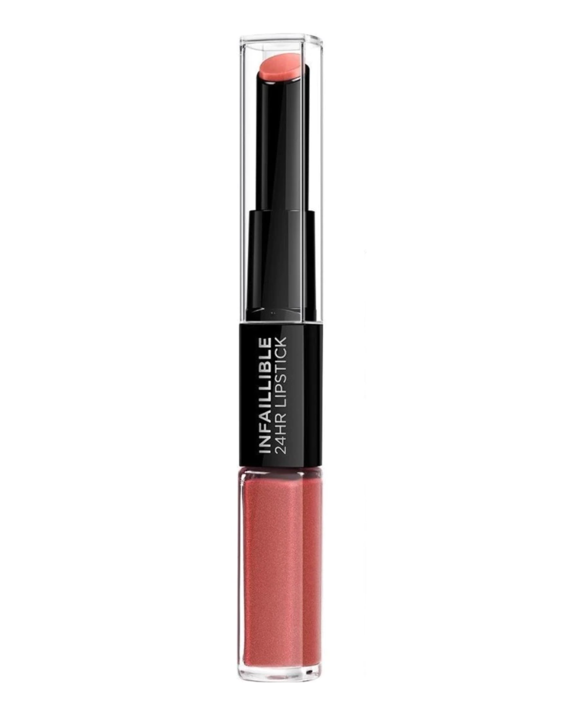L'Oréal Paris, Infalibilă 24h, Crema de lipit și balsam pentru buze, 404, Coral constant, 5,6 ml