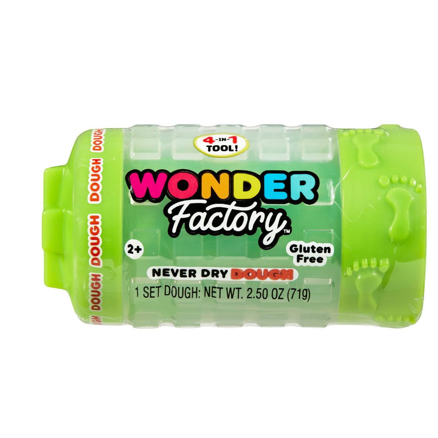 Wonder Factory Never Dry Dough Singles – Green 594987