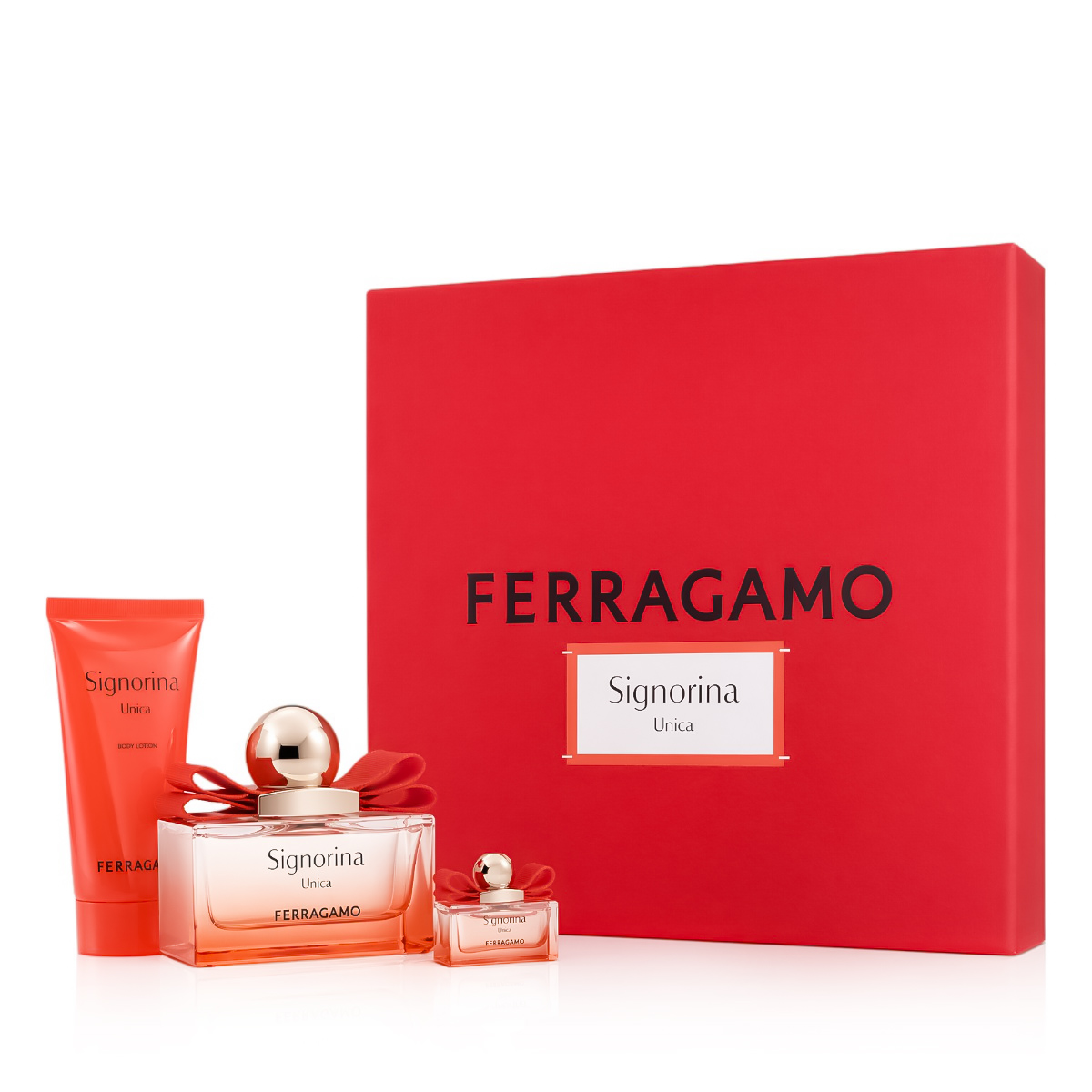 Ferragamo Signorina Unica EDT 100 ml + EDT MINI 5 ml + BL 50 ml (femeie)