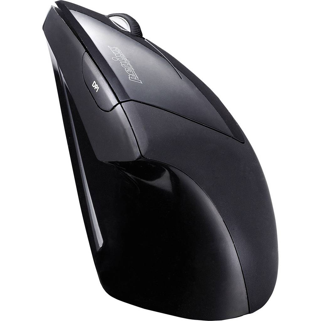 Perixx Perimice -713 Ergonomic mouse Radio Optical Black 6 Buttons 2000 dp 11167