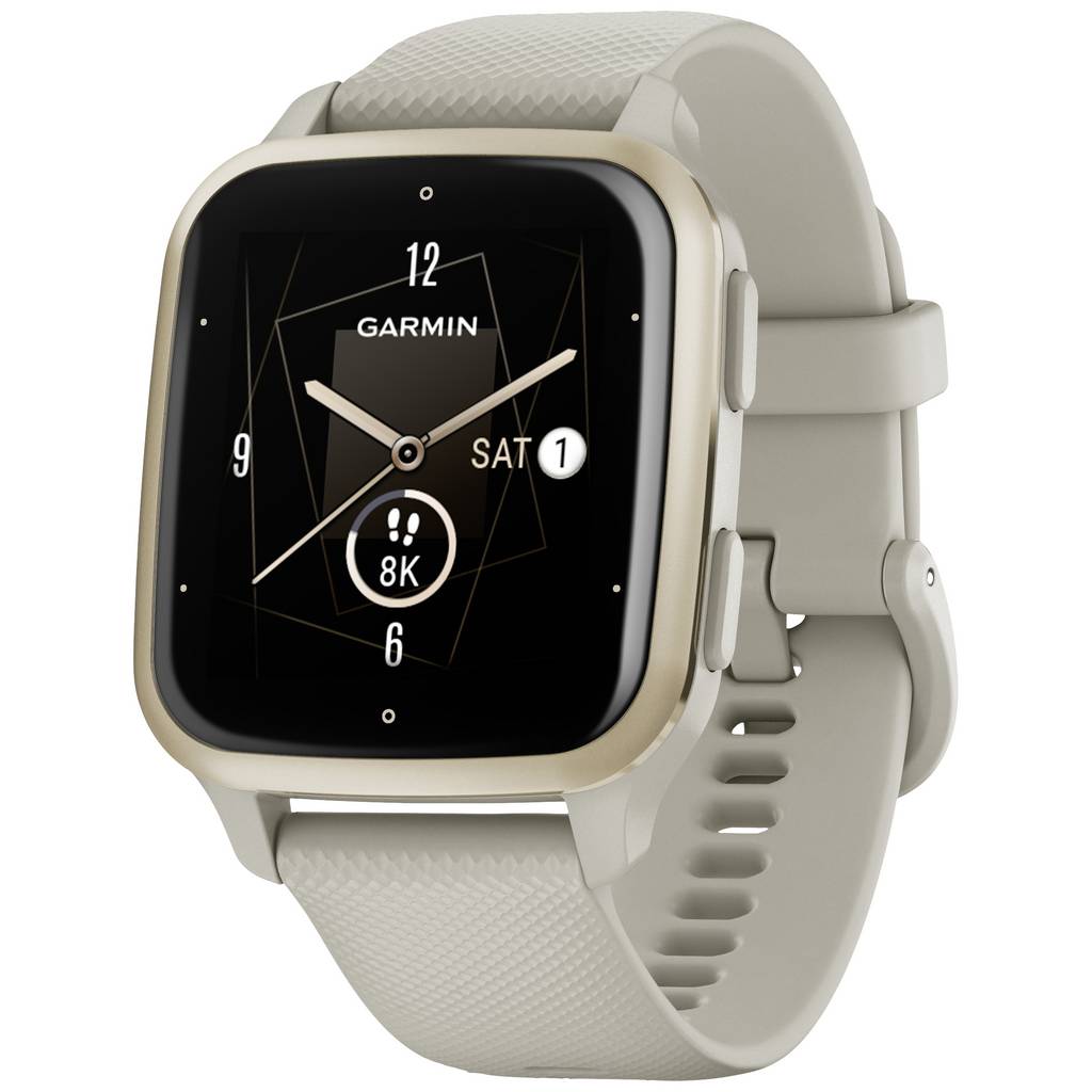 Garmin VENU® SQ 2 Music Smartwatch Grey, Cream 010-02700-12
