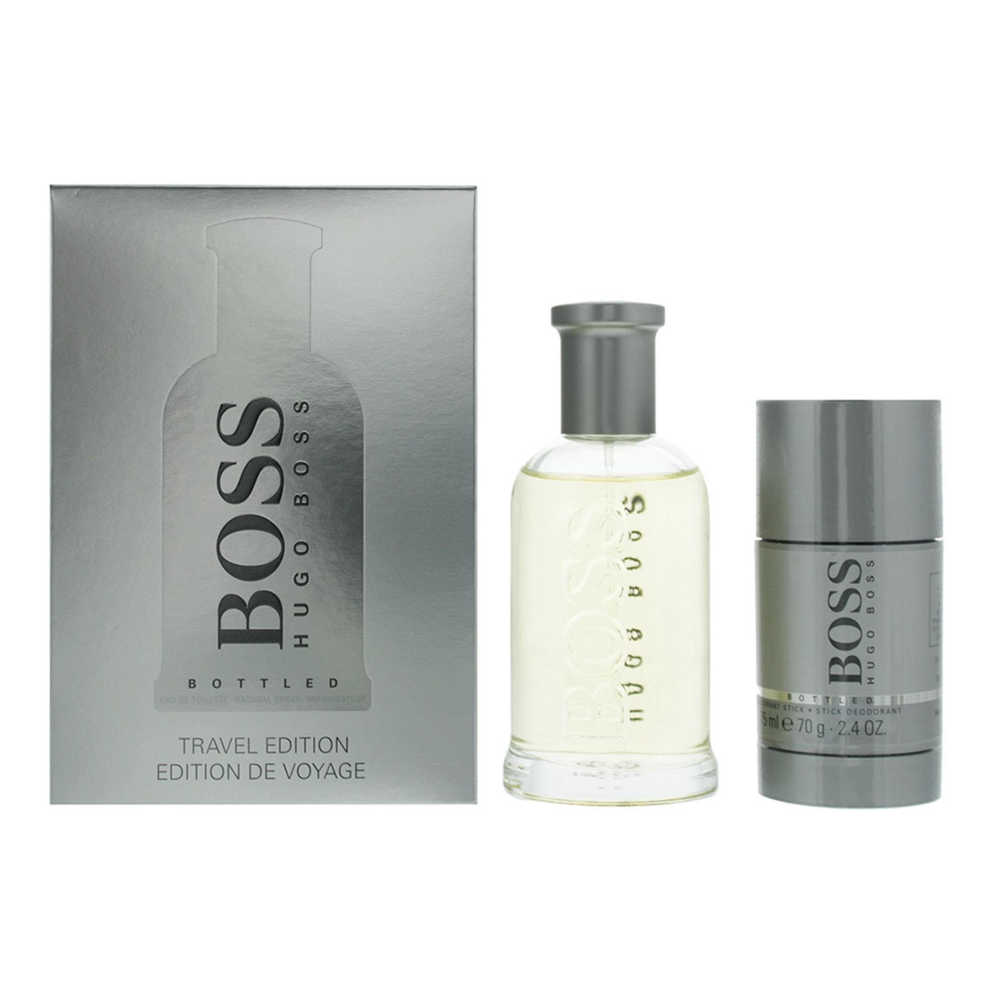 Hugo Boss: Boss Bottled, Tuvalet Suyu, Erkekler için, 100 ml + Boss Bottled, Antiperspirant, Koku Bıçağı, Erkekler için, 75 ml