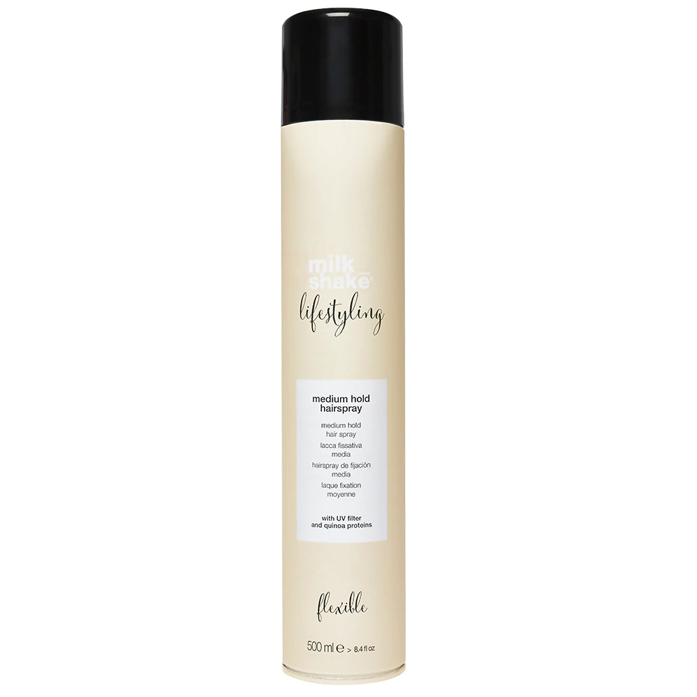 Shake de Milk, Lifestyling, Sprăi pentru păr, Fixant, Tenie medie, 500 ml