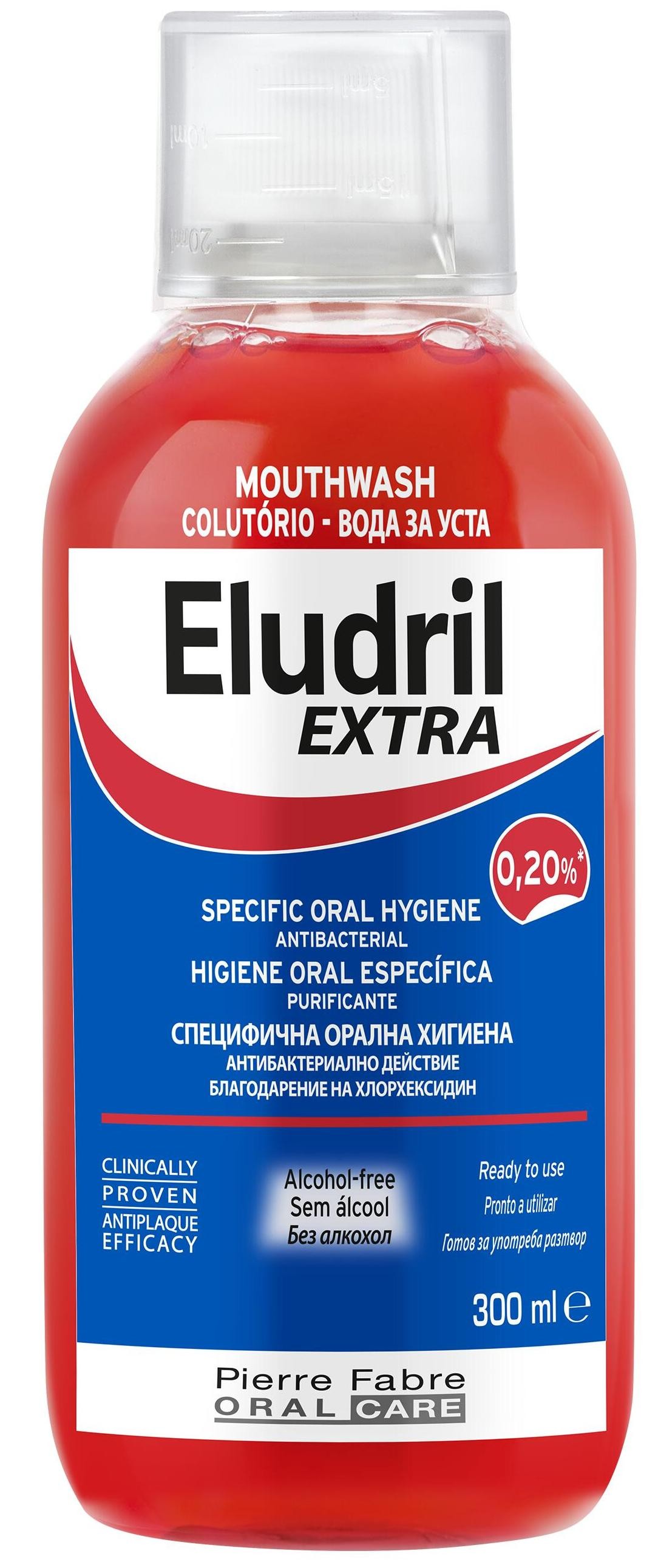Eludril, Ağız Banyosu, Antibakteriyel, 300 ml